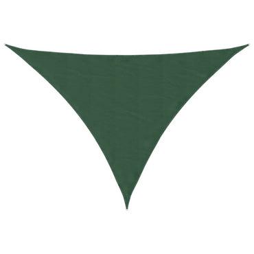 vidaXL Voile d'ombrage en tissu Oxford triangulaire 2,5x2,5x3,5 m Vert foncé