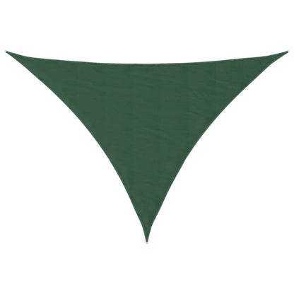 vidaXL Voile d'ombrage en tissu Oxford triangulaire 2,5x2,5x3,5 m Vert foncé