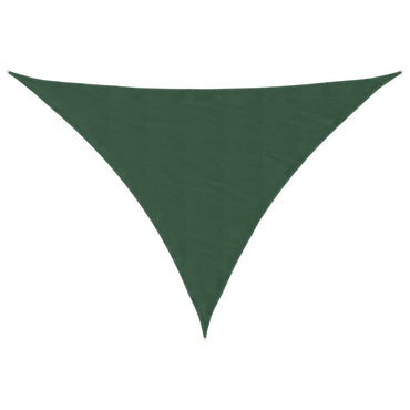 vidaXL Voile d'ombrage en tissu Oxford triangulaire 3x4x5 m vert foncé