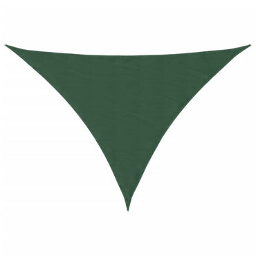 vidaXL Voile d'ombrage en tissu Oxford triangulaire 3x4x4 m Vert foncé