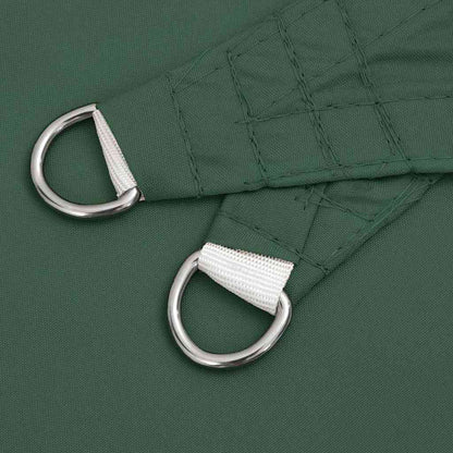 vidaXL Voile d'ombrage en tissu Oxford triangulaire 5x5x6 m vert foncé