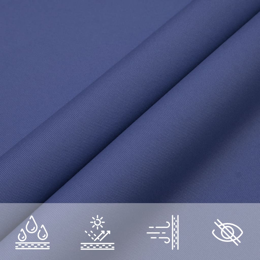 vidaXL Sonnensegel Oxford-Gewebe Quadratisch 6x6 m Blau