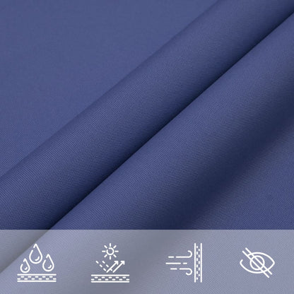 vidaXL Sonnensegel Oxford-Gewebe Quadratisch 6x6 m Blau