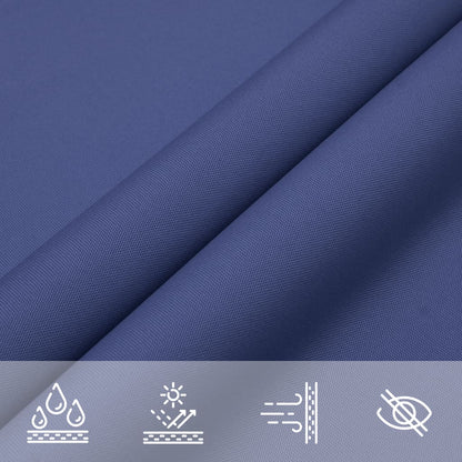 vidaXL Sonnensegel Oxford-Gewebe Rechteckig 2x3,5 m Blau