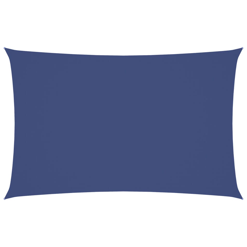 vidaXL Sonnensegel Oxford-Gewebe Rechteckig 2x5 m Blau