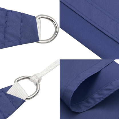 vidaXL Sonnensegel Oxford-Gewebe Rechteckig 2x5 m Blau