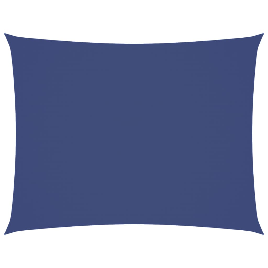 vidaXL Sonnensegel Oxford-Gewebe Rechteckig 3,5x4,5 m Blau