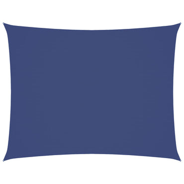 vidaXL Sonnensegel Oxford-Gewebe Rechteckig 3,5x4,5 m Blau