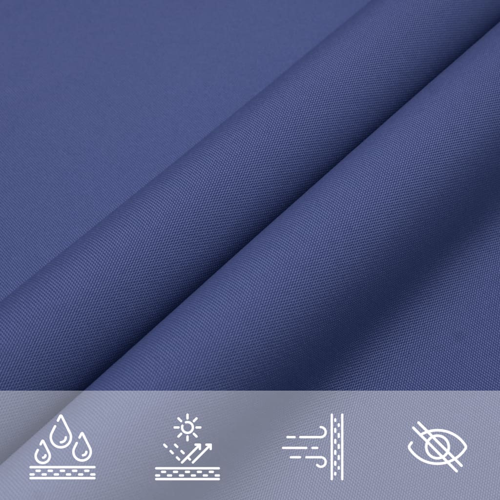 vidaXL Sonnensegel Oxford-Gewebe Rechteckig 3,5x4,5 m Blau
