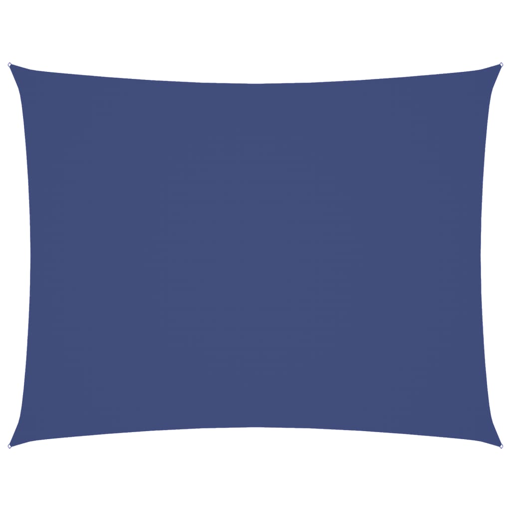 vidaXL Sonnensegel Oxford-Gewebe Rechteckig 3,5x5 m Blau