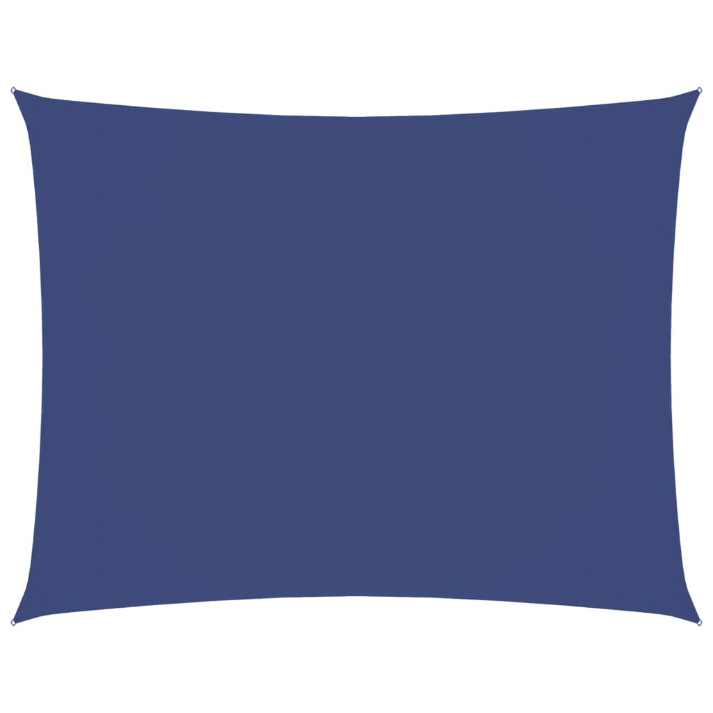 vidaXL Sonnensegel Oxford-Gewebe Rechteckig 4x5 m Blau