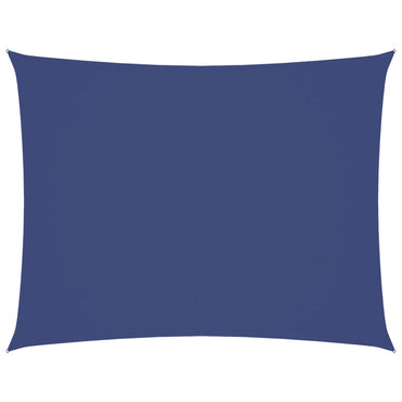 vidaXL Sonnensegel Oxford-Gewebe Rechteckig 4x5 m Blau