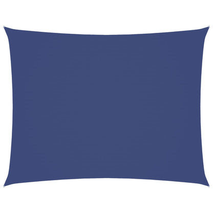vidaXL Sonnensegel Oxford-Gewebe Rechteckig 4x5 m Blau