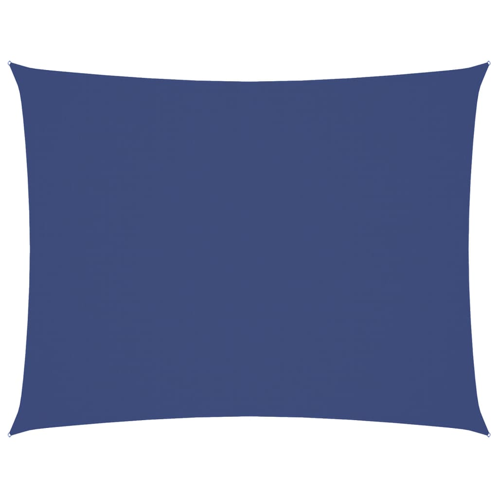 vidaXL Sonnensegel Oxford-Gewebe Rechteckig 5x6 m Blau