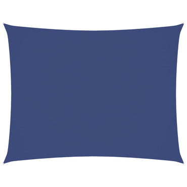 vidaXL Sonnensegel Oxford-Gewebe Rechteckig 5x6 m Blau