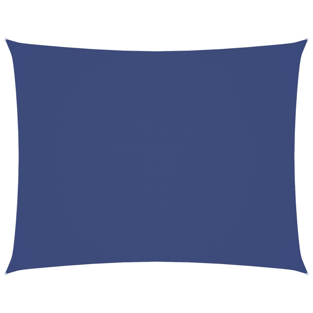 vidaXL Sonnensegel Oxford-Gewebe Rechteckig 6x7 m Blau