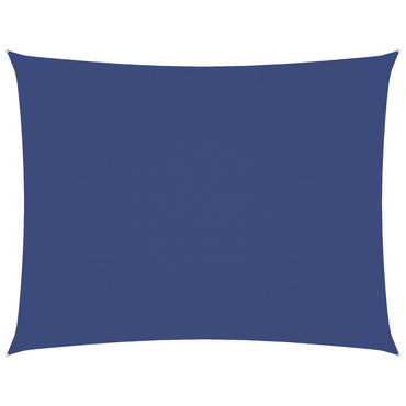 vidaXL Sonnensegel Oxford-Gewebe Rechteckig 6x7 m Blau