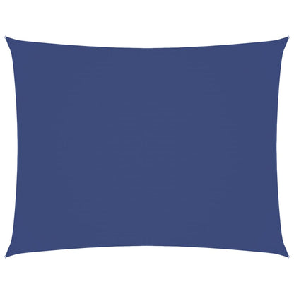 vidaXL Sonnensegel Oxford-Gewebe Rechteckig 6x7 m Blau