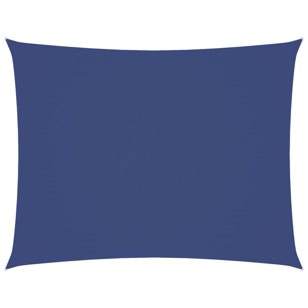 vidaXL Sonnensegel Oxford-Gewebe Rechteckig 6x8 m Blau