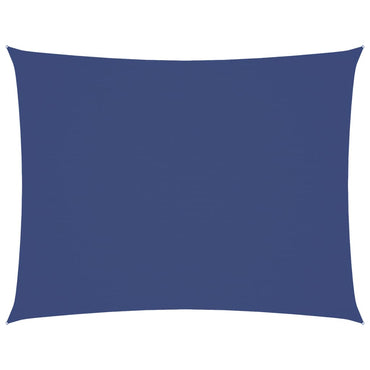 vidaXL Sonnensegel Oxford-Gewebe Rechteckig 6x8 m Blau