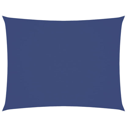 vidaXL Sonnensegel Oxford-Gewebe Rechteckig 6x8 m Blau
