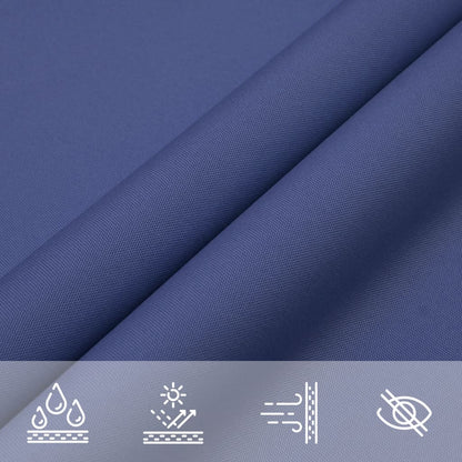 vidaXL Sonnensegel Oxford-Gewebe Dreieckig 3x3x3 m Blau