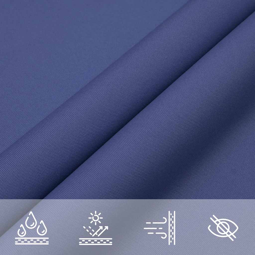 vidaXL Sonnensegel Oxford-Gewebe Dreieckig 3x4x4 m Blau