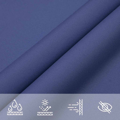 vidaXL Sonnensegel Oxford-Gewebe Dreieckig 3x4x4 m Blau