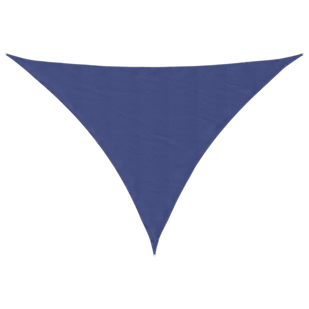 vidaXL Sonnensegel Oxford-Gewebe Dreieckig 3,5x3,5x4,9 m Blau