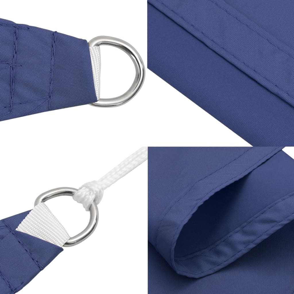 vidaXL Sonnensegel Oxford-Gewebe Dreieckig 4x4x4 m Blau