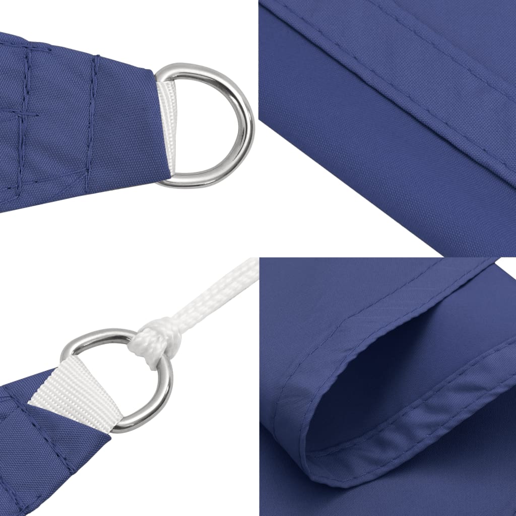 vidaXL Sonnensegel Oxford-Gewebe Dreieckig 5x5x5 m Blau