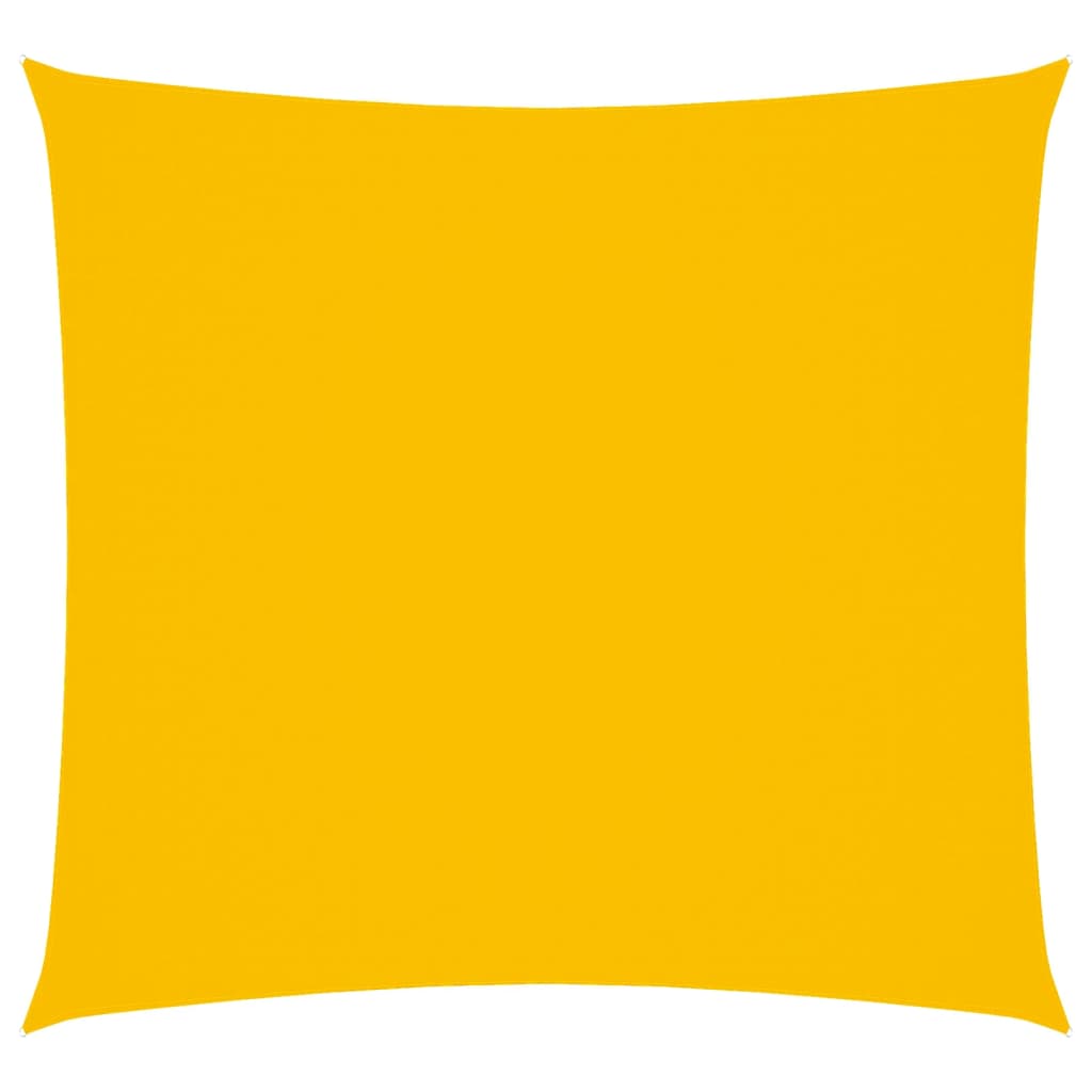 vidaXL Sonnensegel Oxford-Gewebe Quadratisch 3,6x3,6 m Gelb