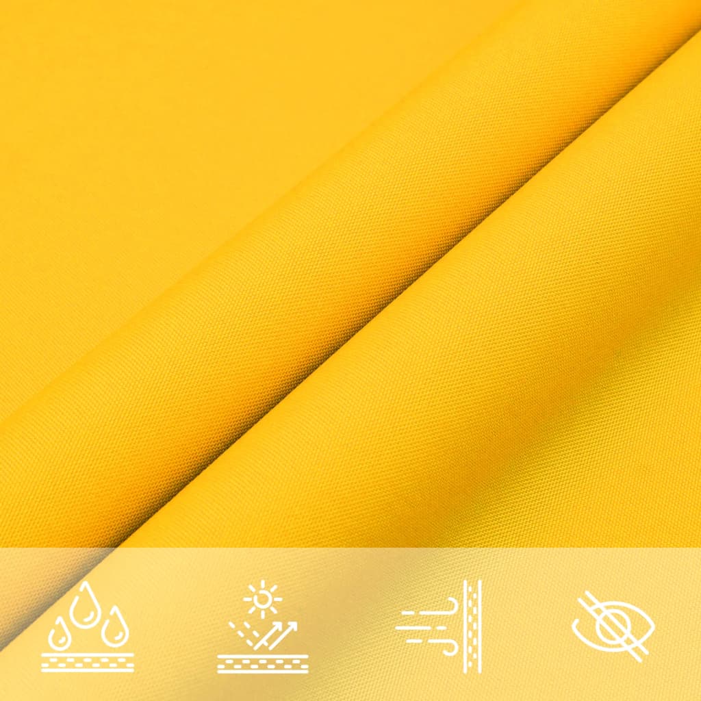 Sonnensegel Oxford-Gewebe Rechteckig 2x4,5 m Gelb