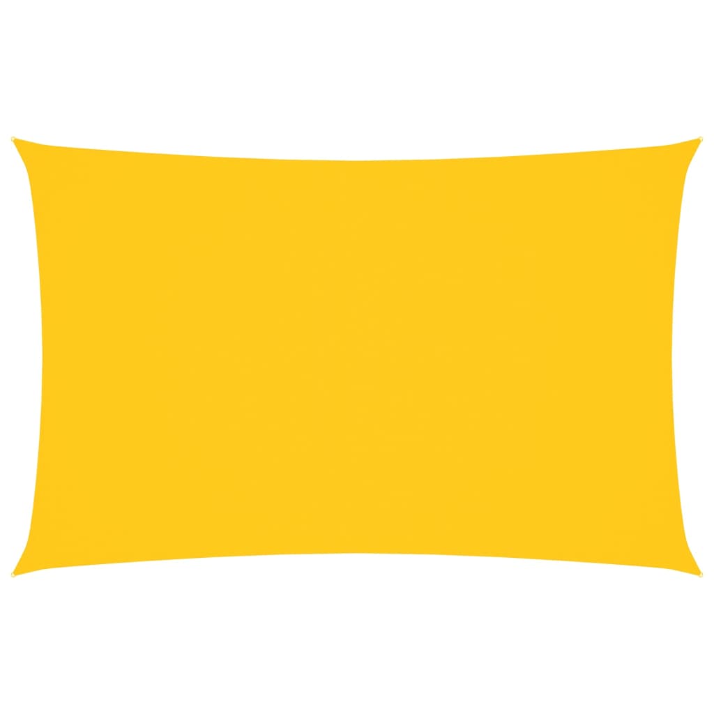 vidaXL Voile d'ombrage Tissu Oxford Rectangulaire 2x5 m Jaune