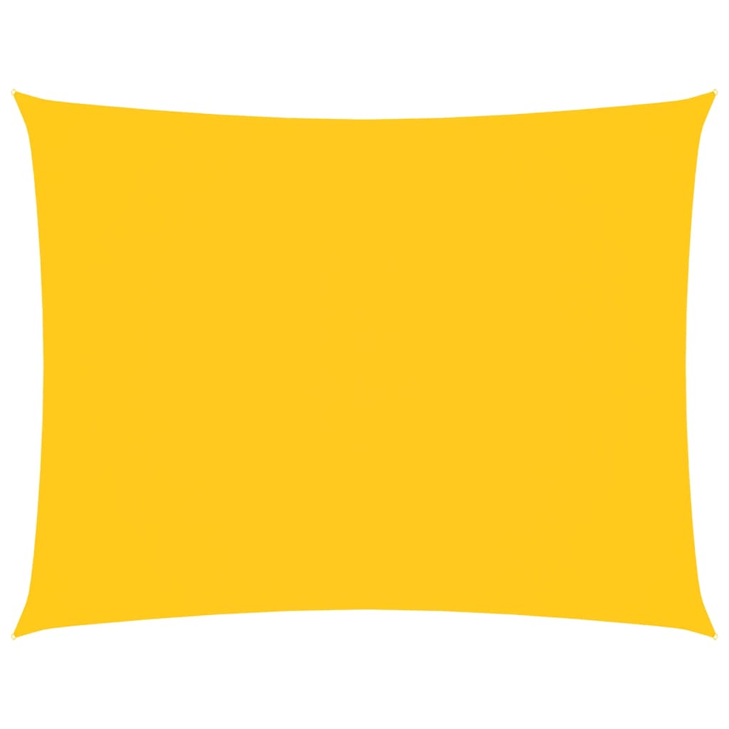 vidaXL Voile d'ombrage en tissu Oxford rectangulaire 2,5x3,5 m jaune