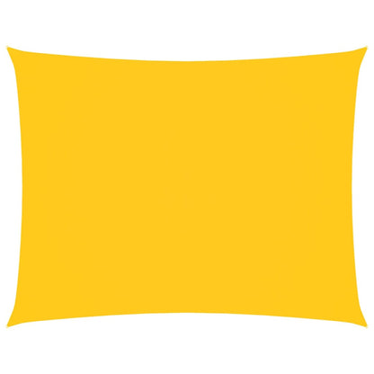 vidaXL Voile d'ombrage en tissu Oxford rectangulaire 2,5x3,5 m jaune