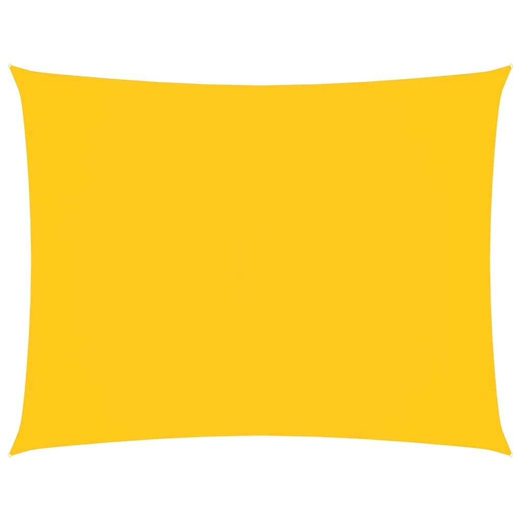 vidaXL Voile d'ombrage Tissu Oxford Rectangulaire 2,5x4 m Jaune