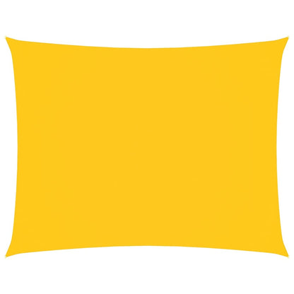 vidaXL Voile d'ombrage Tissu Oxford Rectangulaire 2,5x4 m Jaune