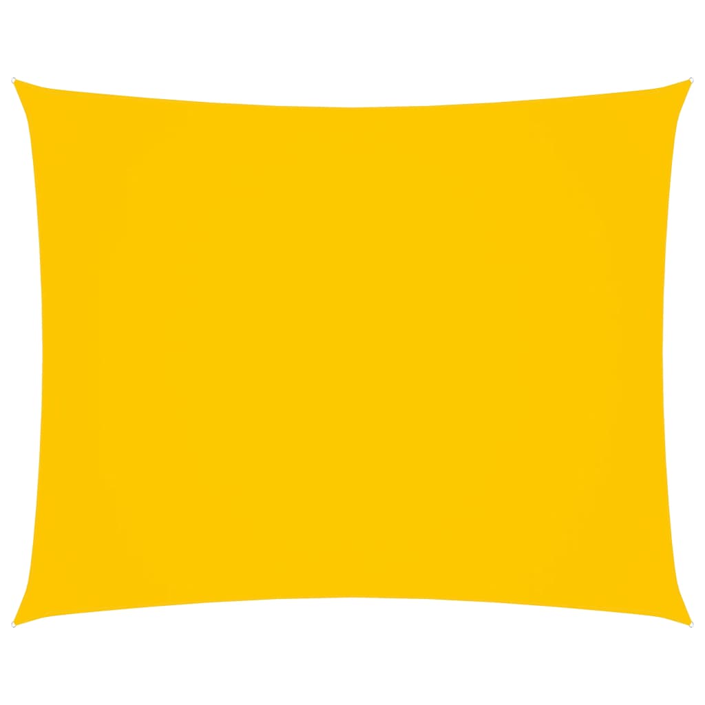 vidaXL Voile d'ombrage Tissu Oxford Rectangulaire 2,5x4,5 m Jaune