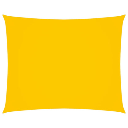 vidaXL Voile d'ombrage Tissu Oxford Rectangulaire 2,5x4,5 m Jaune