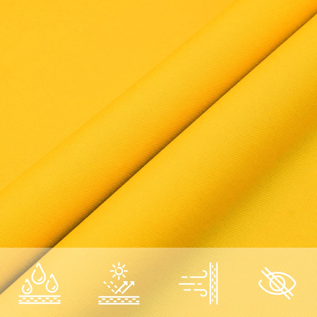 vidaXL Voile d'ombrage Tissu Oxford Rectangulaire 2,5x5 m Jaune