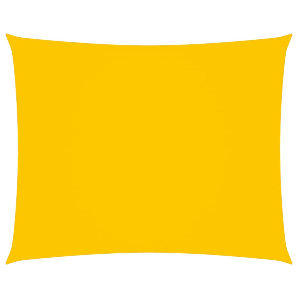 vidaXL Sonnensegel Oxford-Gewebe Rechteckig 3x4 m Gelb