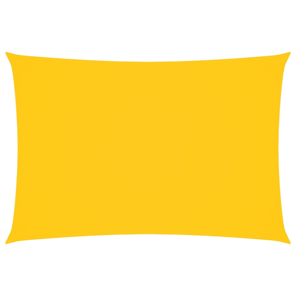 vidaXL Voile d'ombrage Tissu Oxford Rectangulaire 3x5 m Jaune