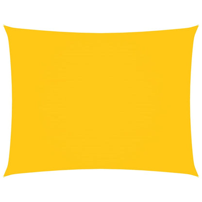 vidaXL Sonnensegel Oxford-Gewebe Rechteckig 3,5x4,5 m Gelb