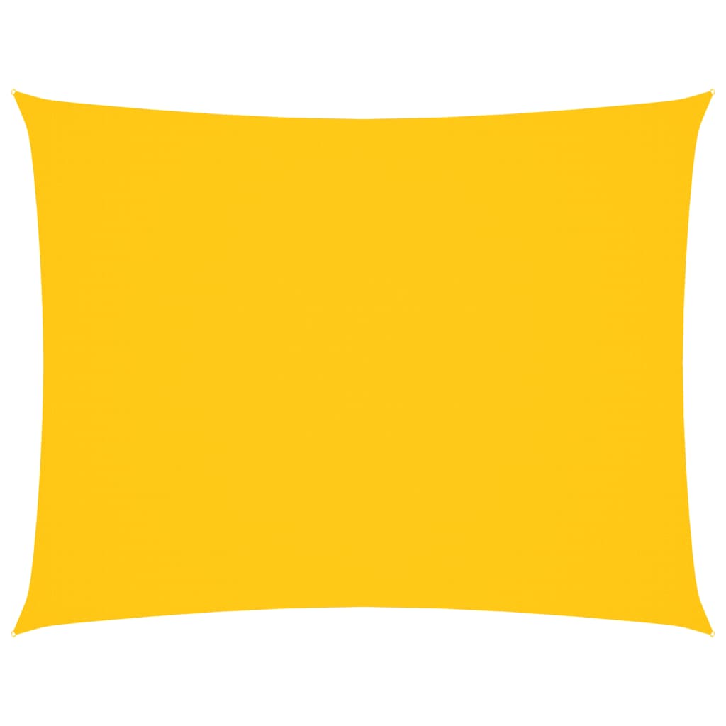 vidaXL Voile d'ombrage Tissu Oxford Rectangulaire 4x5 m Jaune