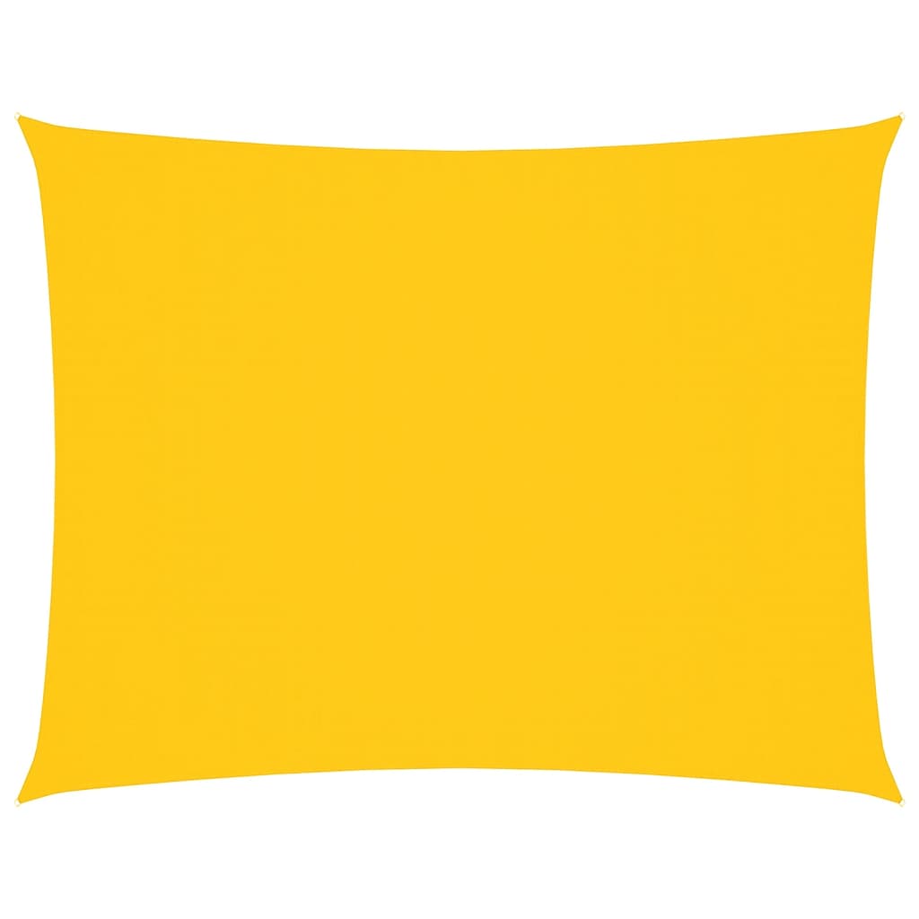 vidaXL Voile d'ombrage Tissu Oxford Rectangulaire 5x6 m Jaune