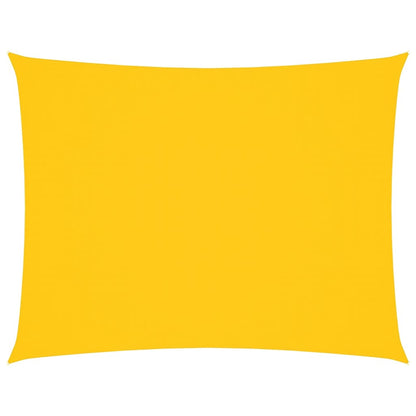 vidaXL Voile d'ombrage Tissu Oxford Rectangulaire 5x6 m Jaune