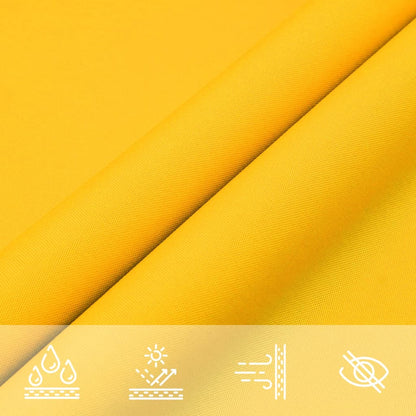 vidaXL Sonnensegel Oxford-Gewebe Rechteckig 6x8 m Gelb