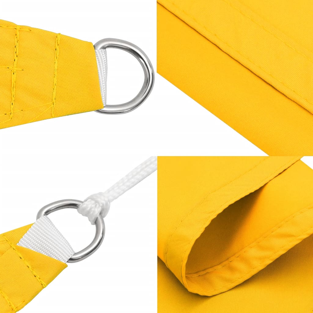vidaXL Sonnensegel Oxford-Gewebe Dreieckig 2,5x2,5x3,5 m Gelb