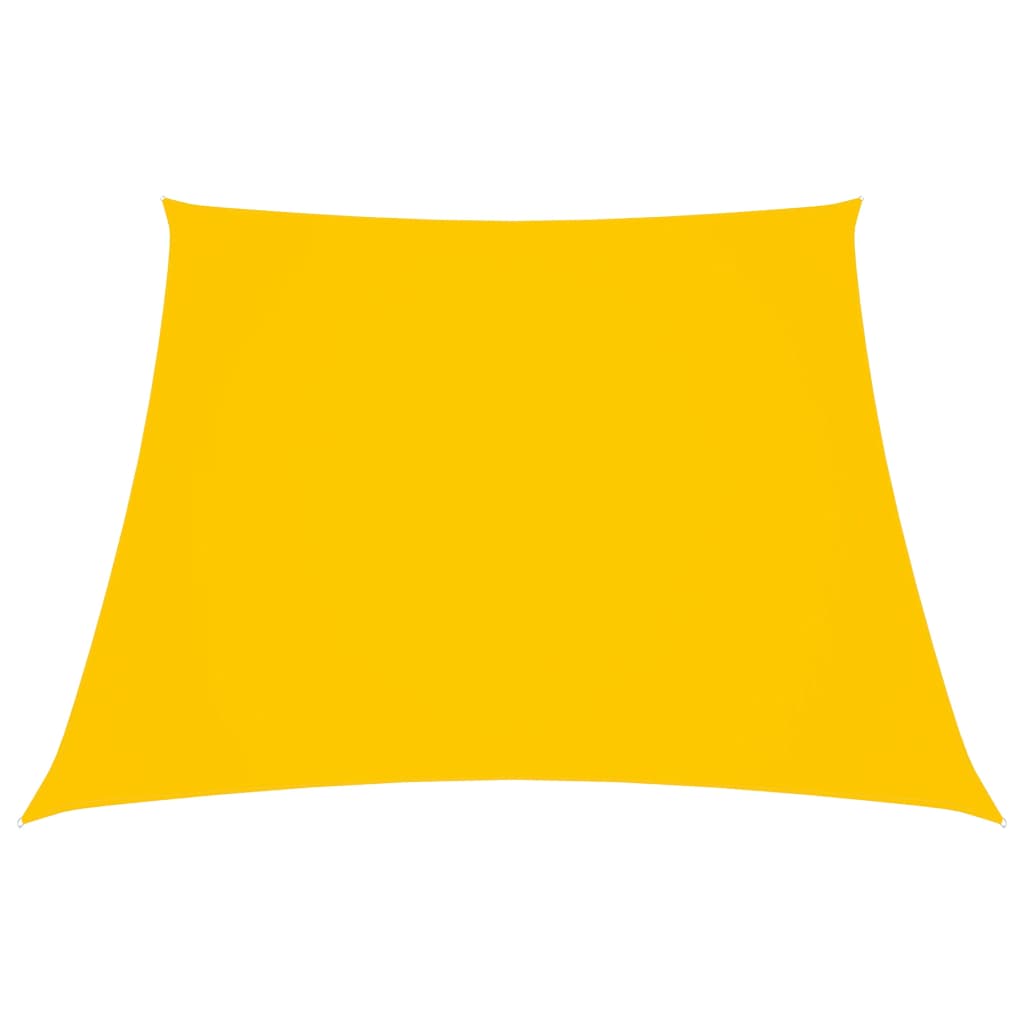 vidaXL Sonnensegel Oxford-Gewebe Trapezförmig 2/4x3 m Gelb